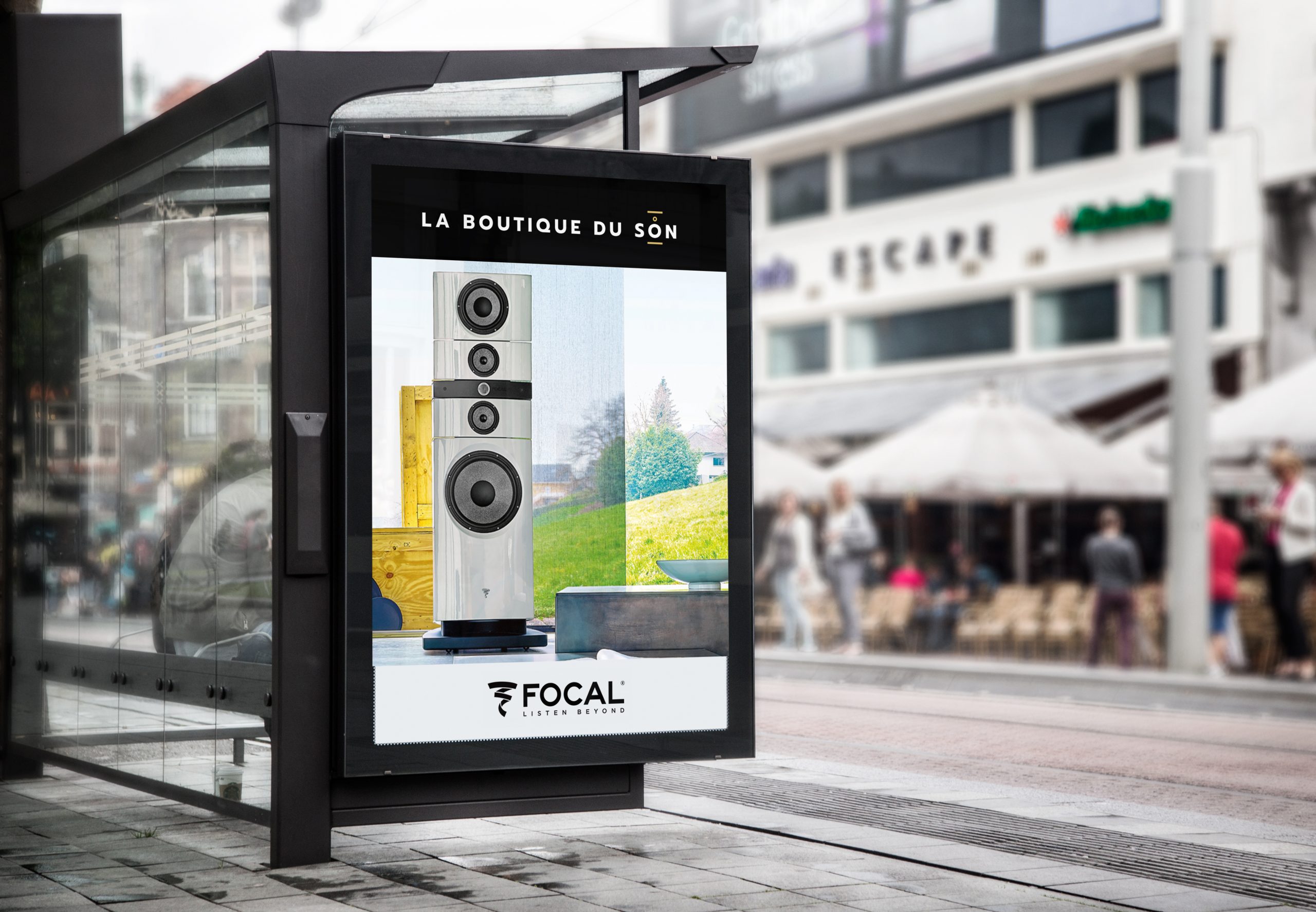 Bus Stop Billboard MockUp